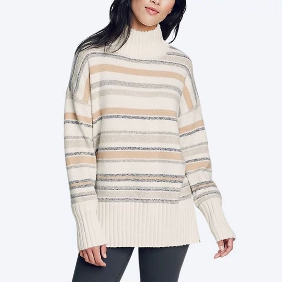 EDDIE BAUER Dreamknit Funnel-Neck Sweater Size M - Picture 9 of 9